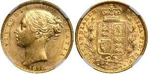 1 Sovereign Australia (1788 - 1939) Oro Vittoria (1819 - 1901)