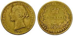 1 Sovereign Australia (1788 - 1939) Oro Victoria (1819 - 1901)