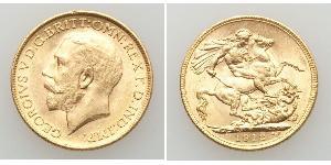 1 Sovereign Australia (1788 - 1939) Oro Giorgio V (1865-1936)