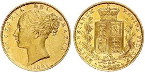 1 Sovereign Australia (1788 - 1939) Oro Vittoria (1819 - 1901)