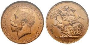 1 Sovereign Australia (1788 - 1939) Oro Giorgio V (1865-1936)