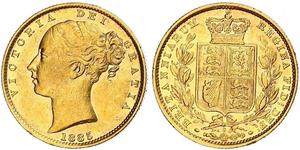 1 Sovereign Australia (1788 - 1939) Oro Vittoria (1819 - 1901)