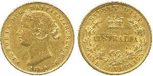 1 Sovereign Australia (1788 - 1939) Oro Victoria (1819 - 1901)