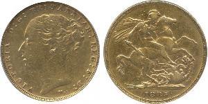 1 Sovereign Australia (1788 - 1939) Oro Vittoria (1819 - 1901)