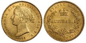 1 Sovereign Australia (1788 - 1939) Oro Vittoria (1819 - 1901)