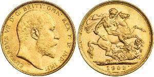 1 Sovereign Australia (1788 - 1939) Oro Eduardo VII (1841-1910)