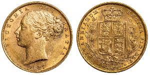 1 Sovereign Australia (1788 - 1939) Oro Victoria (1819 - 1901)