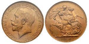 1 Sovereign Australia (1788 - 1939) Oro Giorgio V (1865-1936)