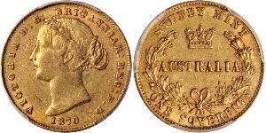1 Sovereign Australia (1788 - 1939) Oro Victoria (1819 - 1901)