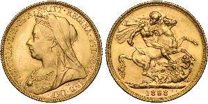 1 Sovereign Australia (1788 - 1939) Oro Victoria (1819 - 1901)