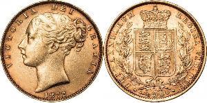 1 Sovereign Australia (1788 - 1939) Oro Vittoria (1819 - 1901)