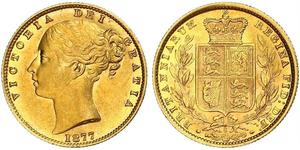 1 Sovereign Australia (1788 - 1939) Oro Vittoria (1819 - 1901)