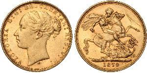 1 Sovereign Australia (1788 - 1939) Oro Victoria (1819 - 1901)