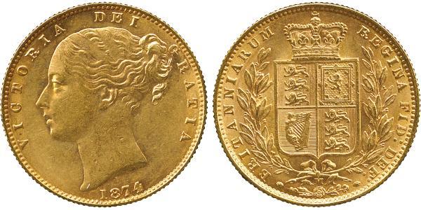 1 Sovereign Australia (1788 - 1939) Oro Vittoria (1819 - 1901)