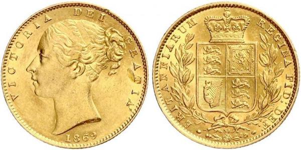 1 Sovereign Australia (1788 - 1939) Oro Vittoria (1819 - 1901)