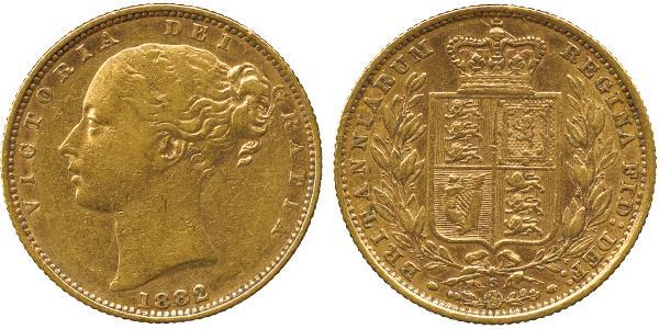1 Sovereign Australia (1788 - 1939) Oro Vittoria (1819 - 1901)