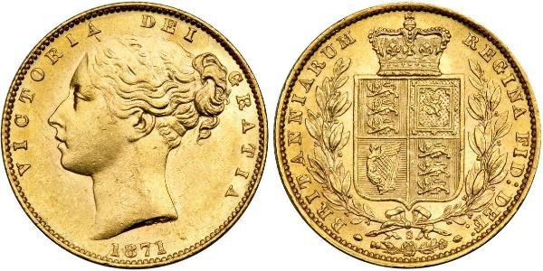 1 Sovereign Australia (1788 - 1939) Oro Vittoria (1819 - 1901)