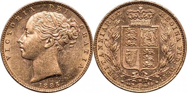 1 Sovereign Australia (1788 - 1939) Oro Vittoria (1819 - 1901)