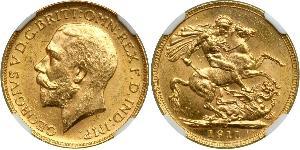 1 Sovereign Canada Oro Giorgio V (1865-1936)