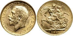 1 Sovereign Canada Oro Giorgio V (1865-1936)