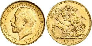 1 Sovereign Canada Oro Giorgio V (1865-1936)