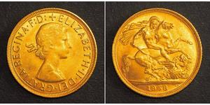 1 Sovereign Regno Unito (1922-) Oro Elisabetta II (1926-2022)