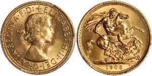 1 Sovereign Regno Unito (1922-) Oro Elisabetta II (1926-2022)