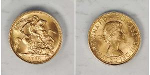 1 Sovereign Regno Unito (1922-) Oro Elisabetta II (1926-2022)