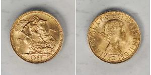 1 Sovereign Regno Unito (1922-) Oro Elisabetta II (1926-2022)