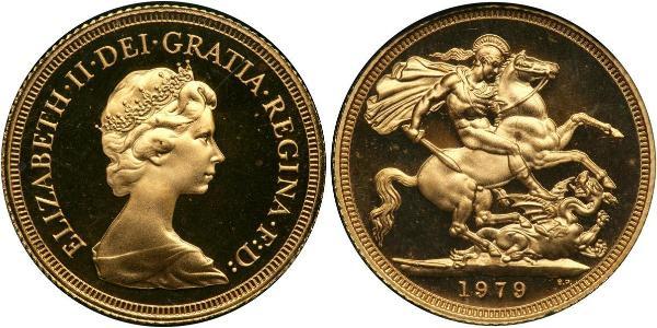 1 Sovereign Regno Unito (1922-) Oro Vittoria (1819 - 1901)