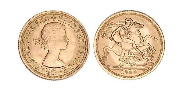 1 Sovereign Regno Unito (1922-) Oro Elisabetta II (1926-2022)