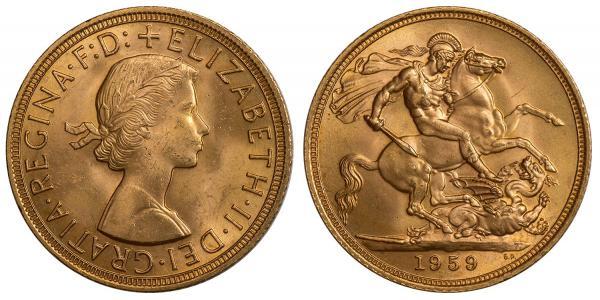 1 Sovereign Regno Unito (1922-) Oro Elisabetta II (1926-2022)