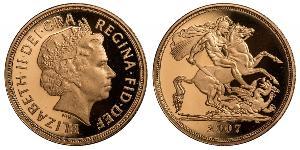 1 Sovereign Regno Unito  Oro Elisabetta II (1926-2022)