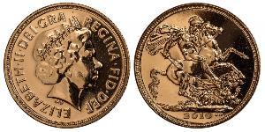 1 Sovereign Regno Unito  Oro Elisabetta II (1926-2022)
