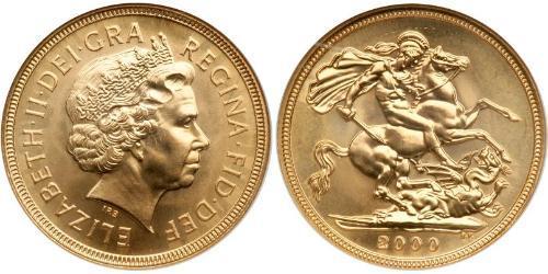 1 Sovereign Regno Unito  Oro Elisabetta II (1926-2022)