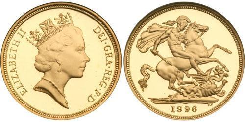 1 Sovereign Regno Unito  Oro Elisabetta II (1926-2022)