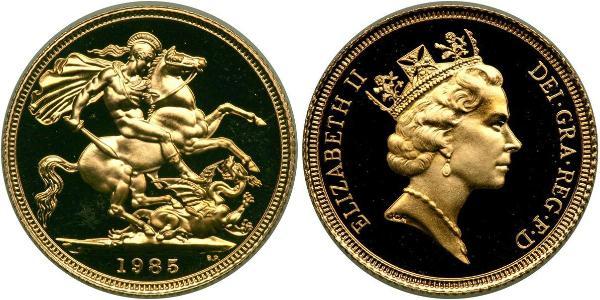 1 Sovereign Regno Unito  Oro Elisabetta II (1926-2022)