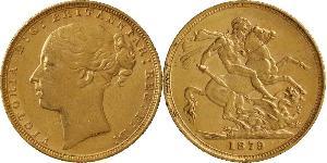 1 Sovereign Regno Unito di Gran Bretagna e Irlanda (1801-1922) Oro Vittoria (1819 - 1901)