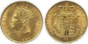 1 Sovereign Regno Unito di Gran Bretagna e Irlanda (1801-1922) Oro Giorgio IV (1762-1830)