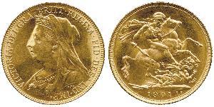 1 Sovereign Regno Unito di Gran Bretagna e Irlanda (1801-1922) Oro Vittoria (1819 - 1901)