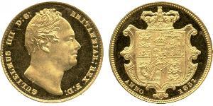 1 Sovereign Regno Unito di Gran Bretagna e Irlanda (1801-1922) Oro Guglielmo IV (1765-1837)