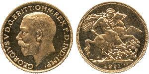 1 Sovereign Regno Unito di Gran Bretagna e Irlanda (1801-1922) Oro Giorgio V (1865-1936)