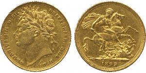 1 Sovereign Regno Unito di Gran Bretagna e Irlanda (1801-1922) Oro Giorgio IV (1762-1830)