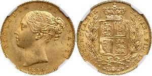 1 Sovereign Regno Unito di Gran Bretagna e Irlanda (1801-1922) Oro Vittoria (1819 - 1901)