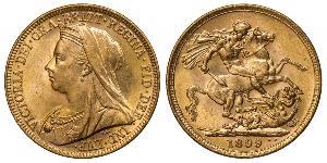 1 Sovereign Regno Unito di Gran Bretagna e Irlanda (1801-1922) Oro Vittoria (1819 - 1901)