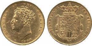 1 Sovereign Regno Unito di Gran Bretagna e Irlanda (1801-1922) Oro Giorgio IV (1762-1830)