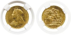 1 Sovereign Regno Unito di Gran Bretagna e Irlanda (1801-1922) Oro Vittoria (1819 - 1901)