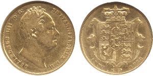 1 Sovereign Regno Unito di Gran Bretagna e Irlanda (1801-1922) Oro Guglielmo IV (1765-1837)