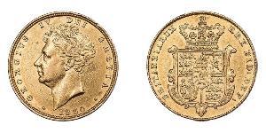 1 Sovereign Regno Unito di Gran Bretagna e Irlanda (1801-1922) Oro Giorgio IV (1762-1830)