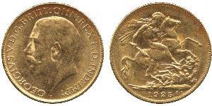 1 Sovereign Regno Unito di Gran Bretagna e Irlanda (1801-1922) Oro Giorgio V (1865-1936)